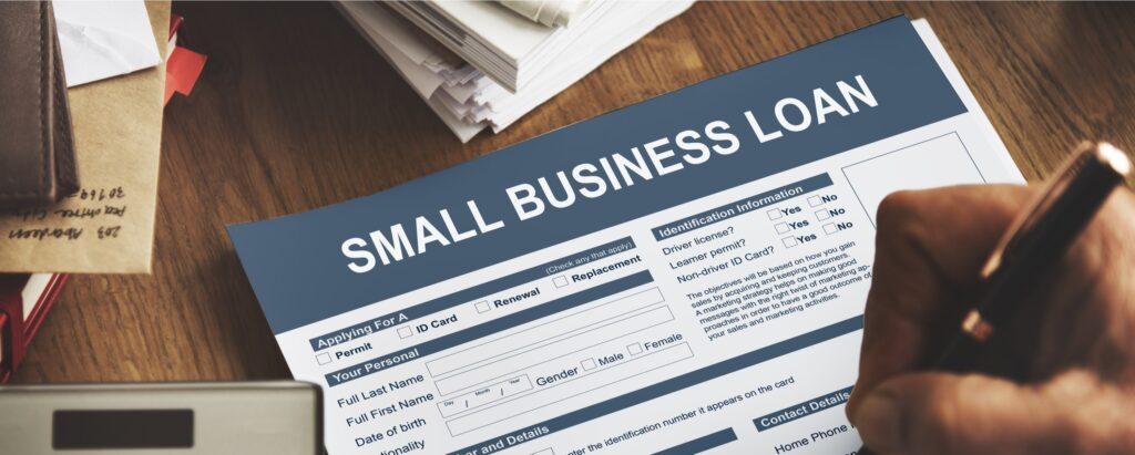 A small business loan application.